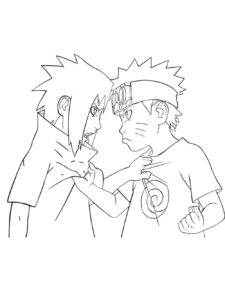 Naruto coloring page