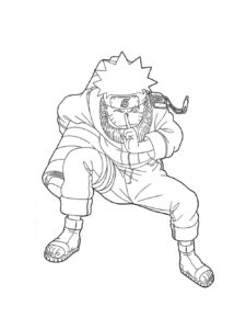 Naruto coloring page