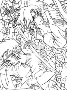 Naruto coloring page