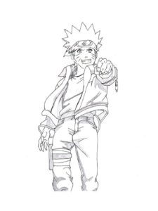 Naruto coloring page