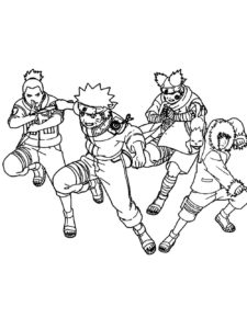 Naruto coloring page