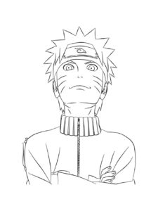 Naruto coloring page