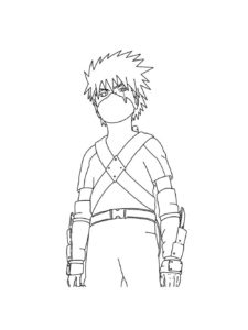 Naruto coloring page