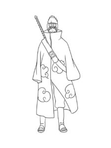 Naruto coloring page