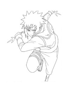 Naruto coloring page