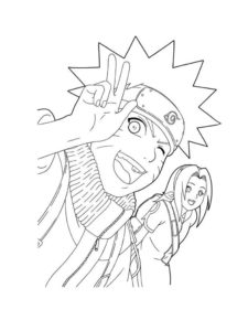 Naruto coloring page