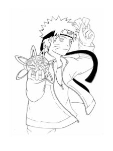 Naruto coloring page