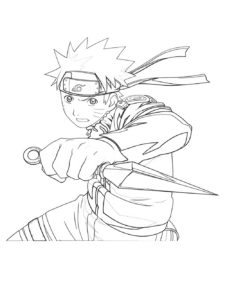 Naruto coloring page