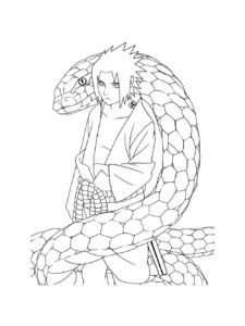 Naruto coloring page