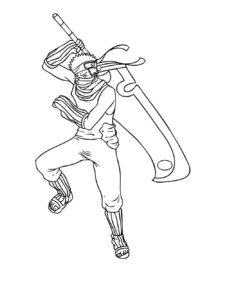 Naruto coloring page