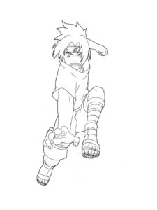 Naruto coloring page