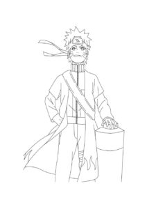 Naruto coloring page