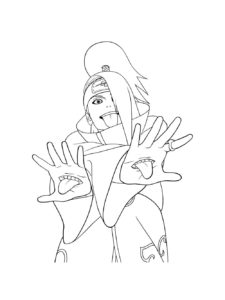 Naruto coloring page