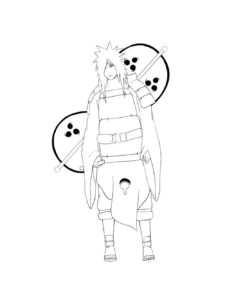 Naruto coloring page