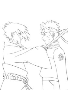 Naruto coloring page