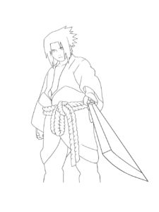 Naruto coloring page