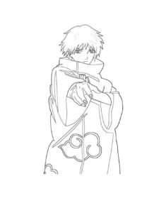 Naruto coloring page