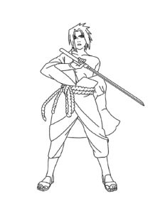 Naruto coloring page