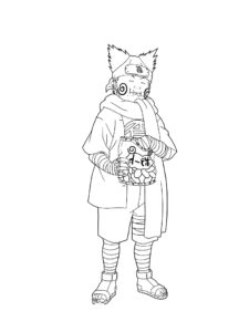 Naruto coloring page