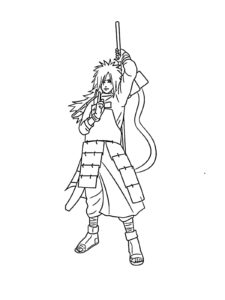 Naruto coloring page