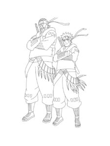 Naruto coloring page