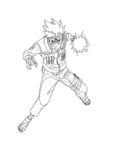 Naruto coloring page