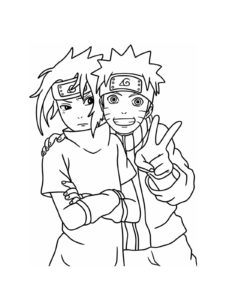 Naruto coloring page