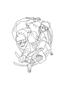 Naruto coloring page