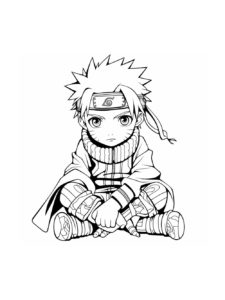 Naruto coloring page