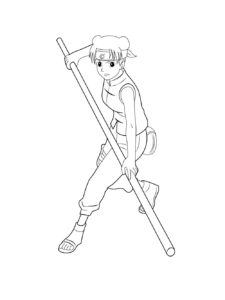 Naruto coloring page