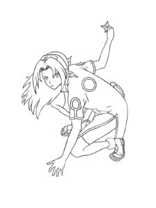 Naruto coloring page