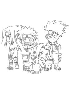 Naruto coloring page