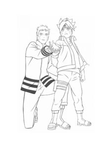 Naruto coloring page