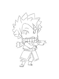 Natsu Dragneel coloring page