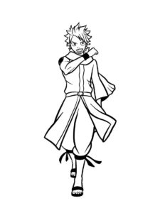 Natsu Dragneel coloring page