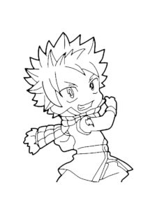 Natsu Dragneel coloring page