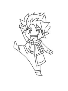 Natsu Dragneel coloring page