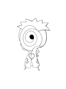 Obito Uchiha coloring pages