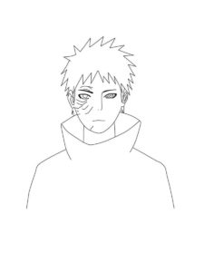 Obito Uchiha coloring pages