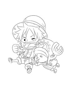 One Piece coloring page