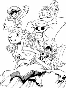 One Piece coloring page