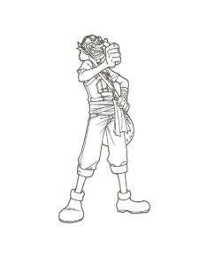 One Piece coloring page