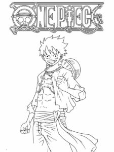 One Piece coloring page