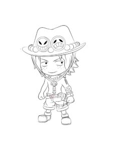 One Piece coloring page