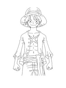 One Piece coloring page