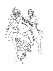 One Piece coloring page