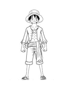 One Piece coloring page