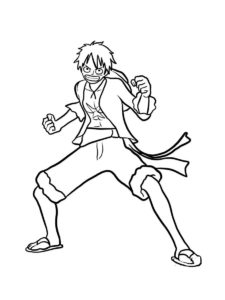 One Piece coloring page