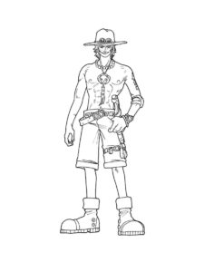 One Piece coloring page