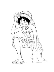 One Piece coloring page